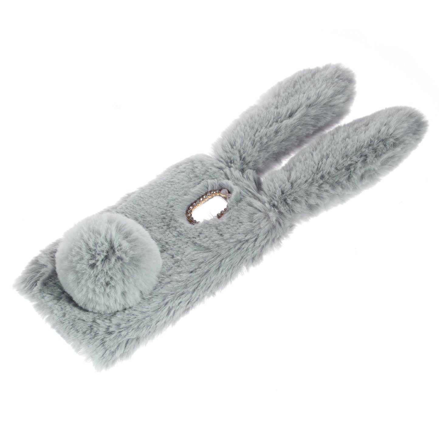Rabbit Bunny Soft Furry Fur TPU Kickstand Case for Samsung Galaxy A8 (2018)