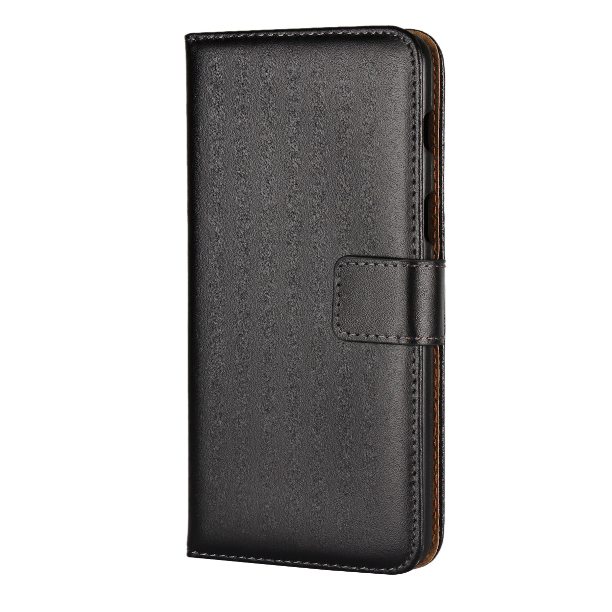 Crazy Horse Genuine Leather Magnetic Wallet Case for Samsung Galaxy A8 (2018)