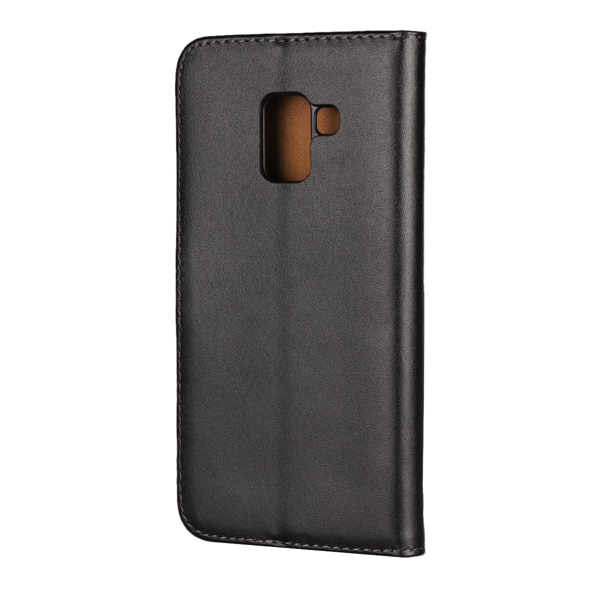 Crazy Horse Genuine Leather Magnetic Wallet Case for Samsung Galaxy A8 (2018)