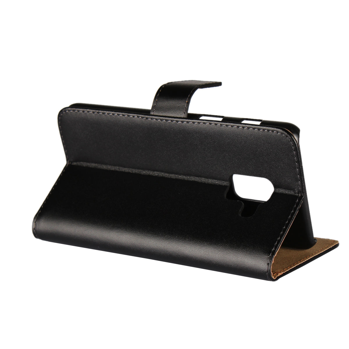Crazy Horse Genuine Leather Magnetic Wallet Case for Samsung Galaxy A8 (2018)