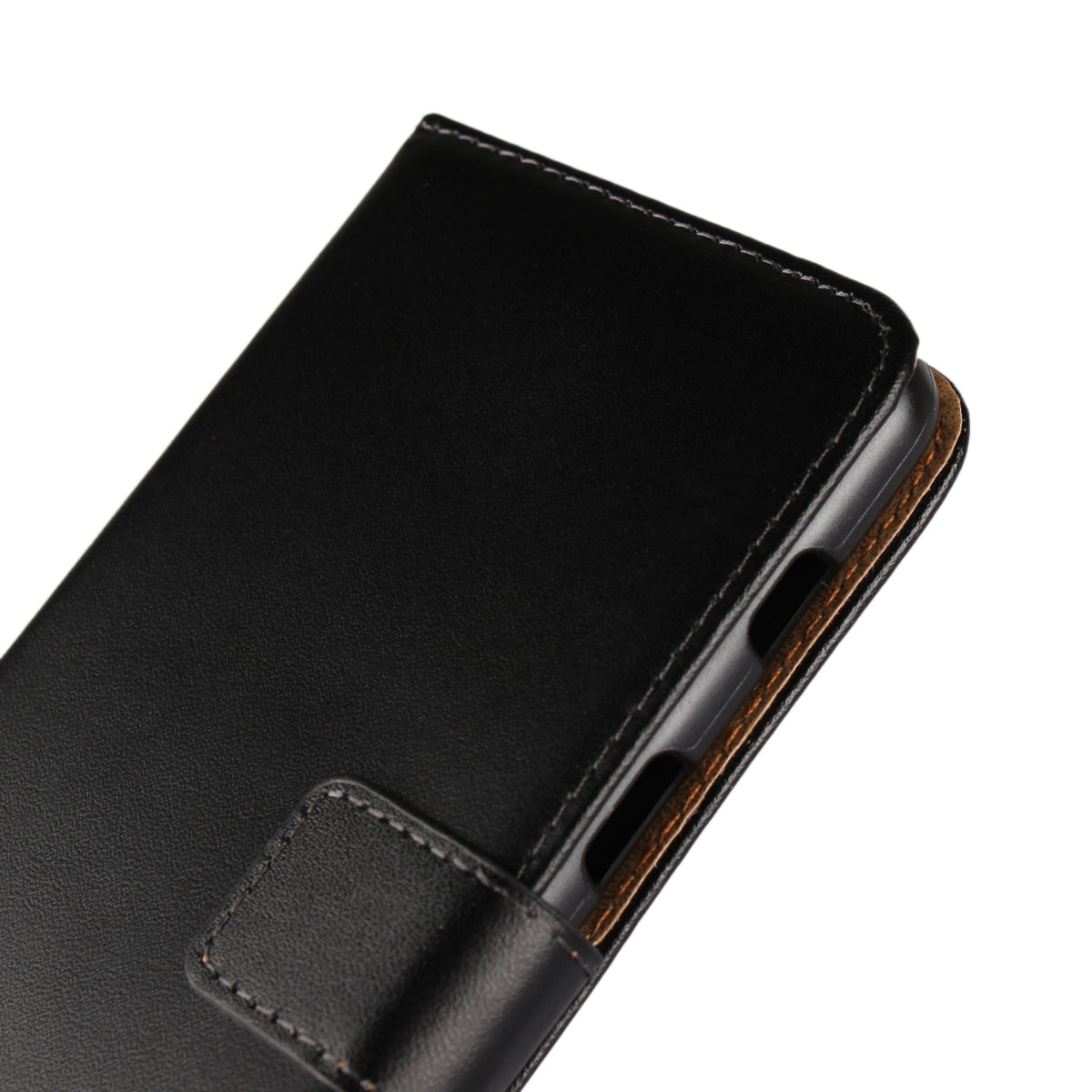 Crazy Horse Genuine Leather Magnetic Wallet Case for Samsung Galaxy A8 (2018)