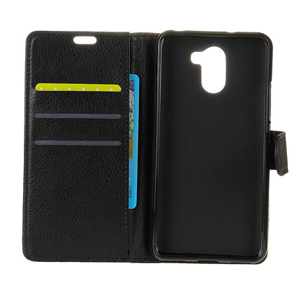 Litchi Texture Card Holder PU Leather Mobile Casing for Samsung Galaxy S9 Plus
