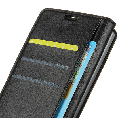 Litchi Texture Card Holder PU Leather Mobile Casing for Samsung Galaxy S9 Plus