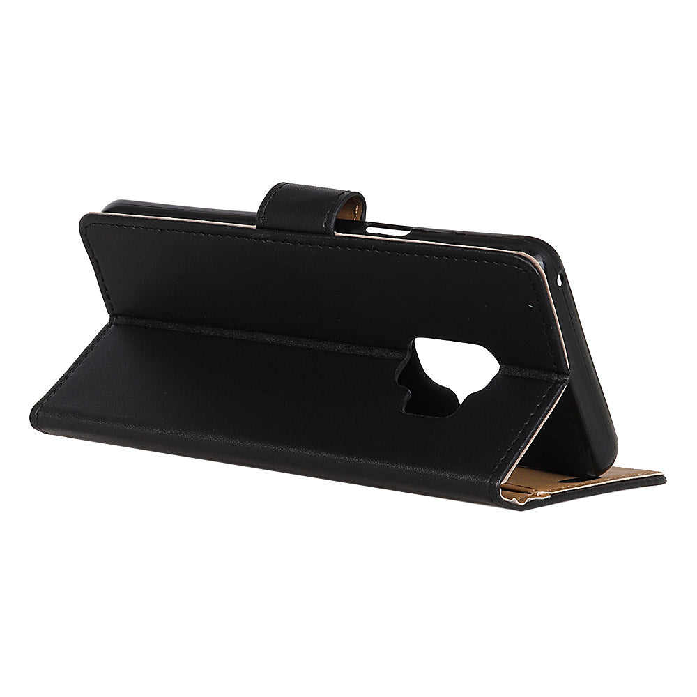 For Samsung Galaxy S9 G960 Folio Flip Stand Wallet Leather Case