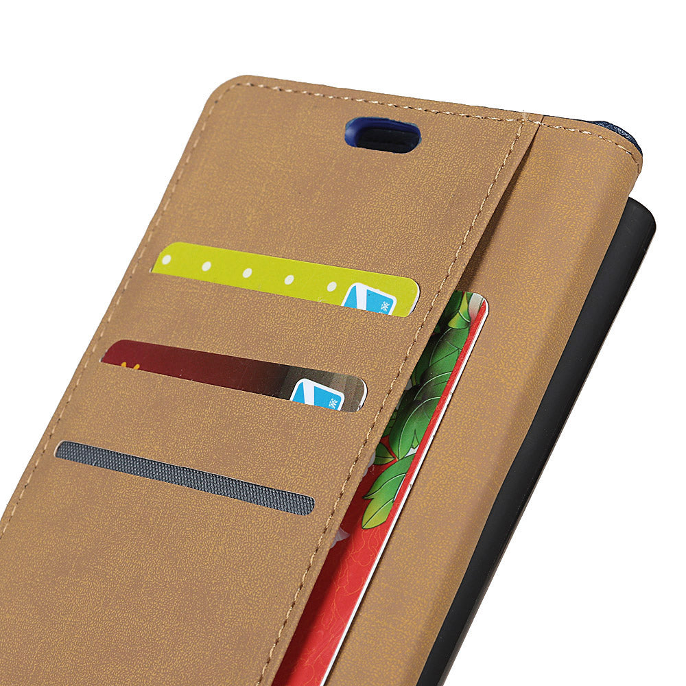 For Samsung Galaxy S9 G960 Folio Flip Stand Wallet Leather Case