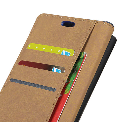 For Samsung Galaxy S9 G960 Folio Flip Stand Wallet Leather Case