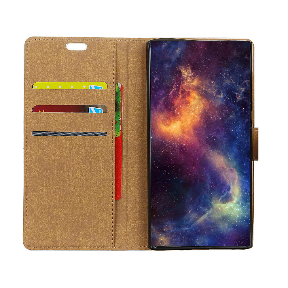 For Samsung Galaxy S9 G960 Folio Flip Stand Wallet Leather Case
