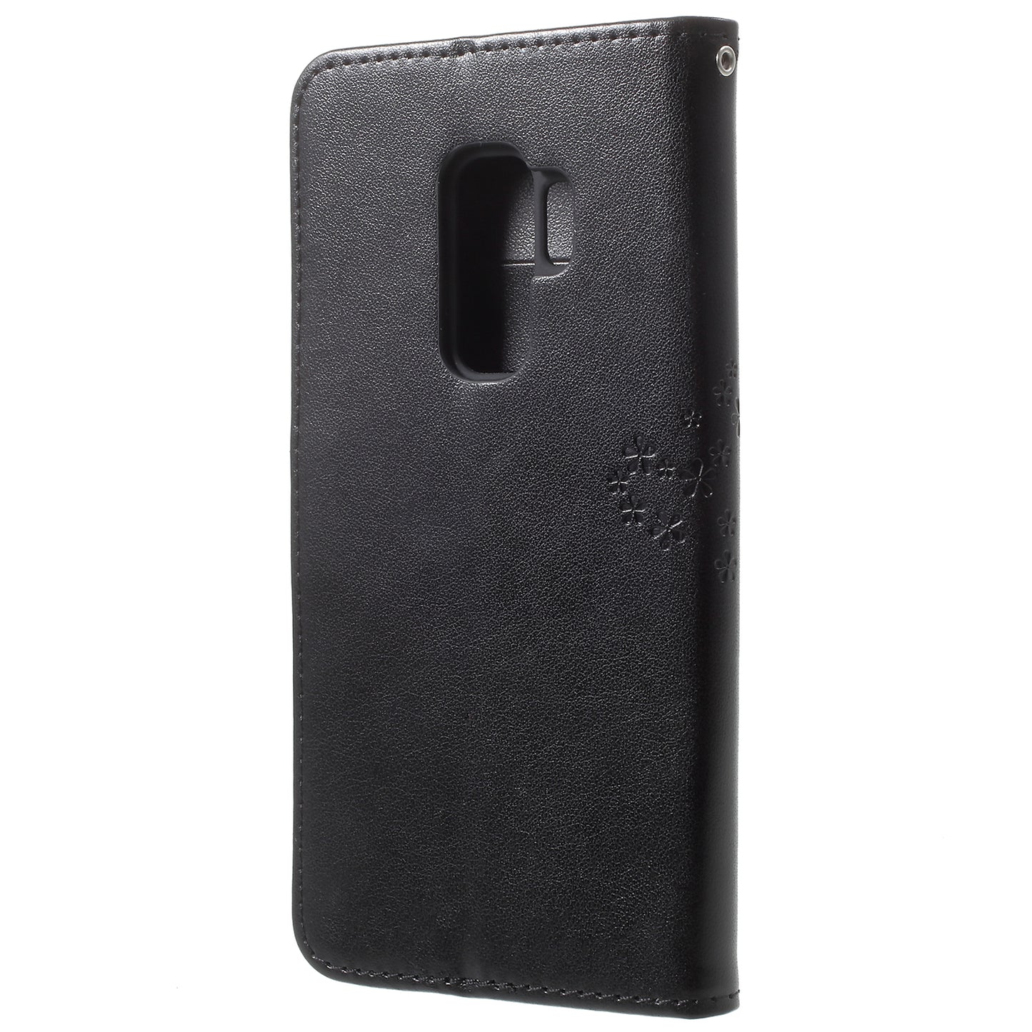 Imprint Tree Owl PU Leather Wallet Case with Strap for Samsung Galaxy S9+ G965