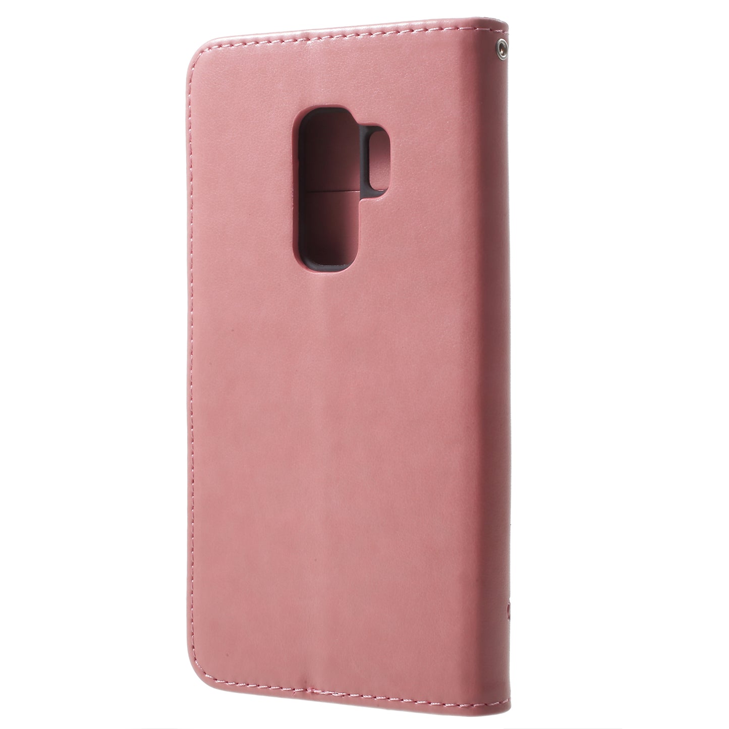 Imprinted Butterfly Flower Leather Wallet Case for Samsung Galaxy S9+ G965