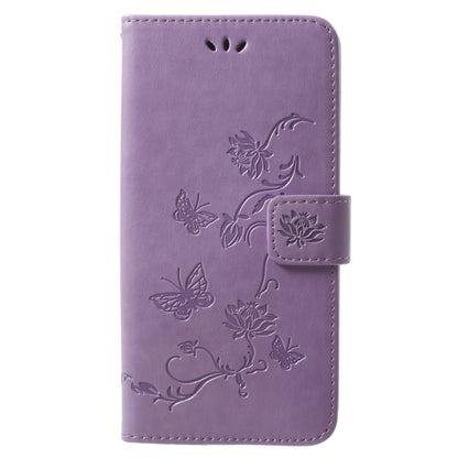 Imprinted Butterfly Flower Leather Wallet Case for Samsung Galaxy S9+ G965