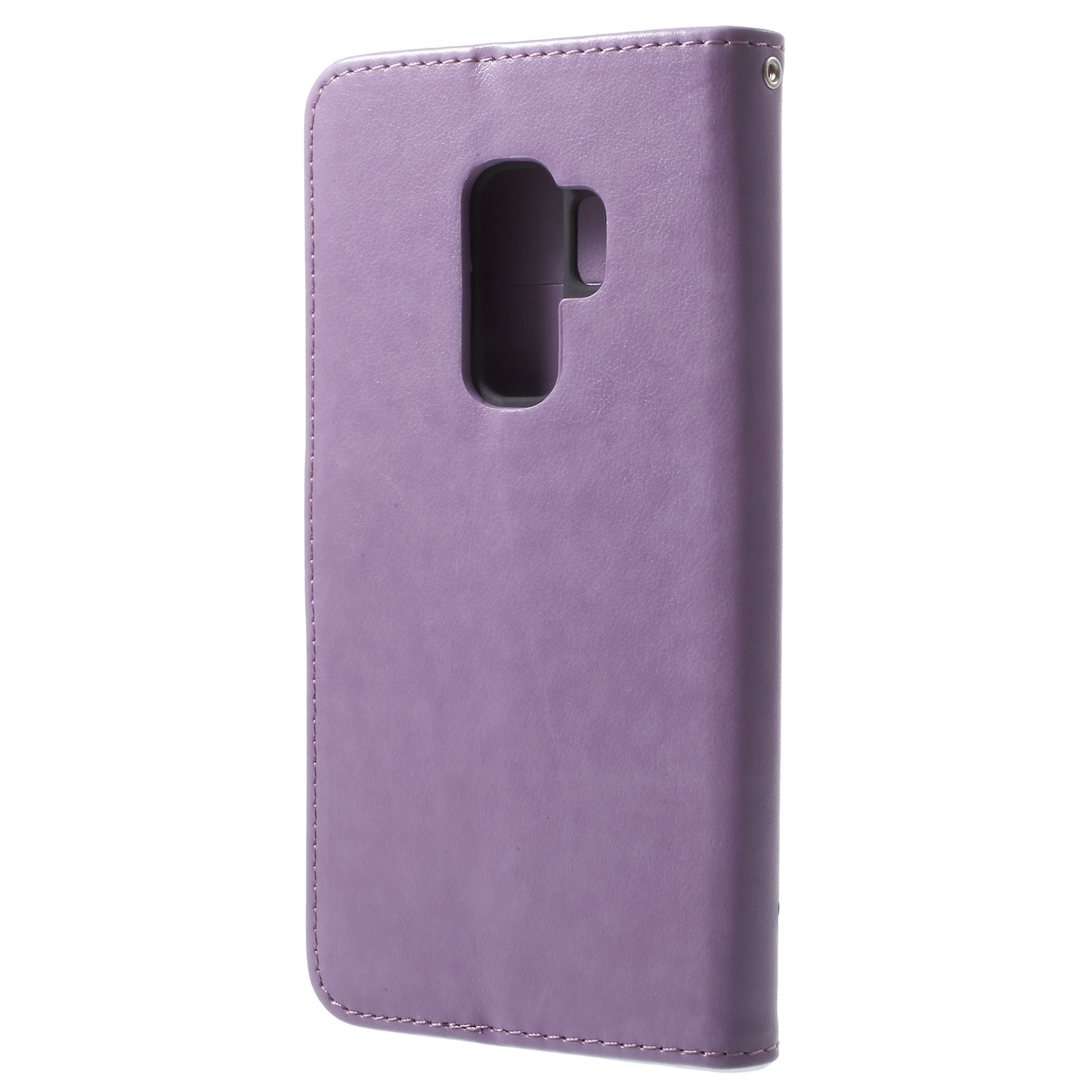 Imprinted Butterfly Flower Leather Wallet Case for Samsung Galaxy S9+ G965