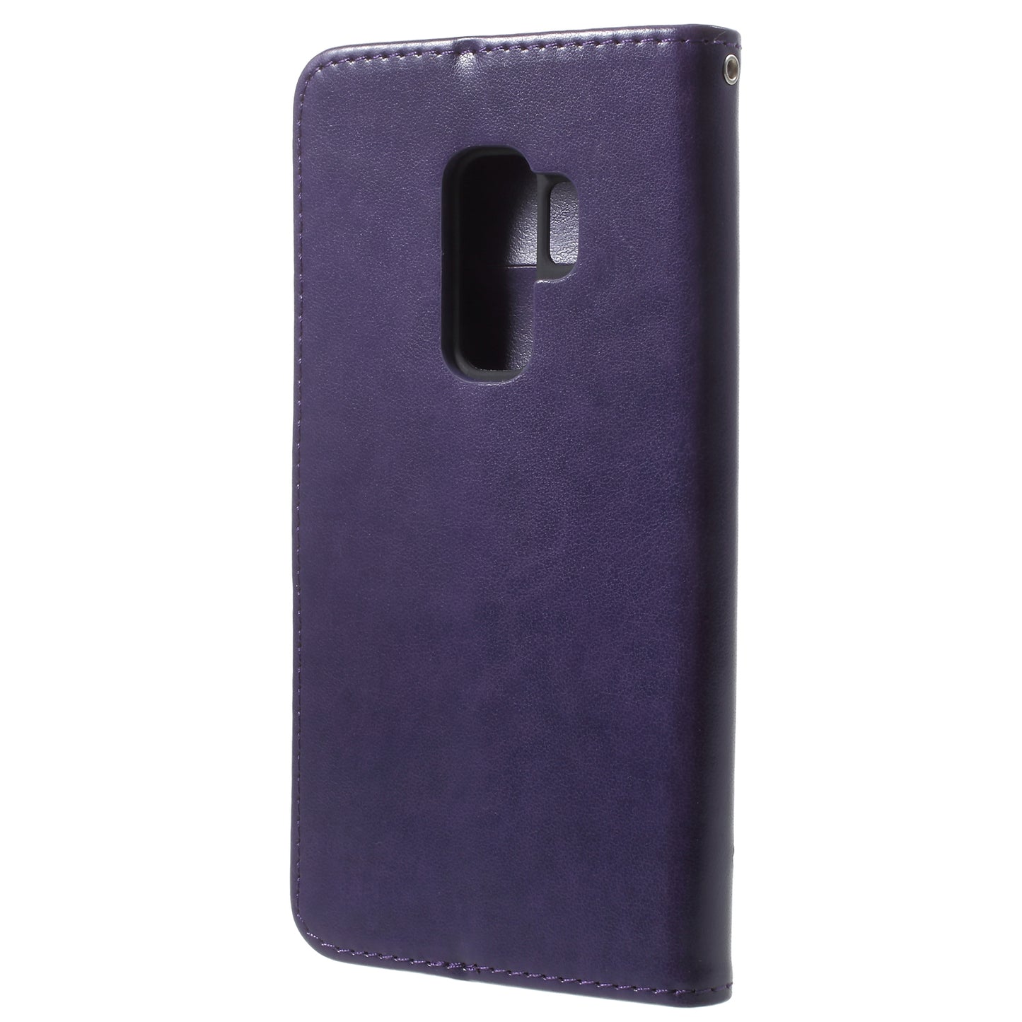 Imprinted Butterfly Flower Leather Wallet Case for Samsung Galaxy S9+ G965