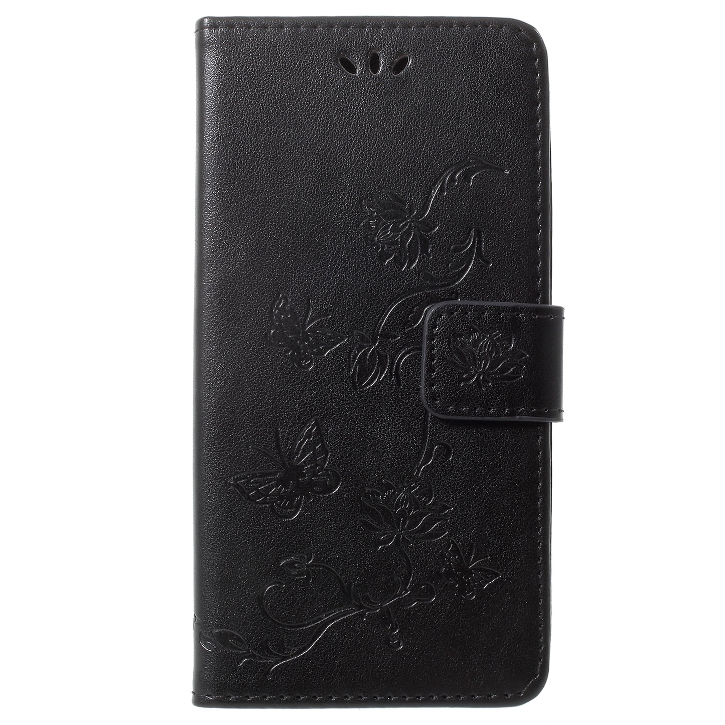 Imprint Butterfly Flowers Magnetic Wallet Leather Stand Cover for Samsung Galaxy S9 G960