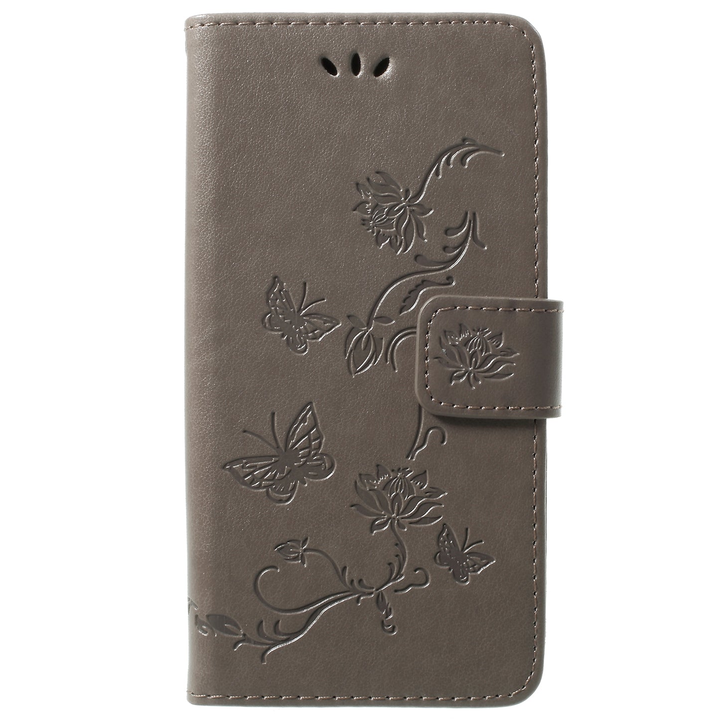 Imprint Butterfly Flowers Magnetic Wallet Leather Stand Cover for Samsung Galaxy S9 G960