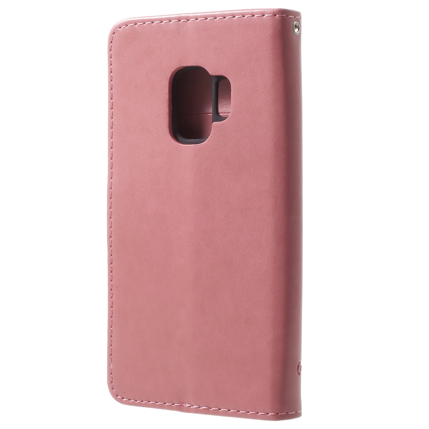 Imprint Butterfly Flowers Magnetic Wallet Leather Stand Cover for Samsung Galaxy S9 G960