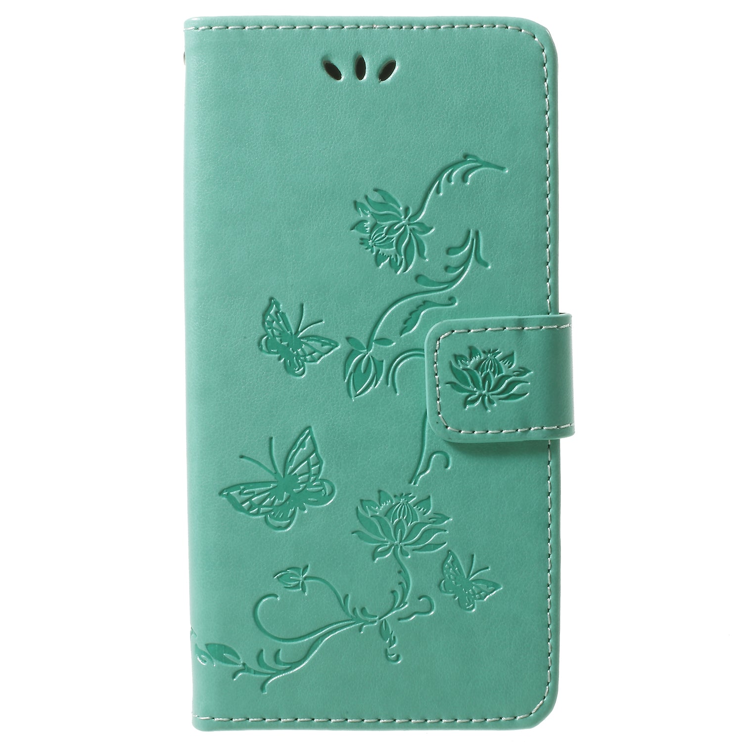 Imprint Butterfly Flowers Magnetic Wallet Leather Stand Cover for Samsung Galaxy S9 G960