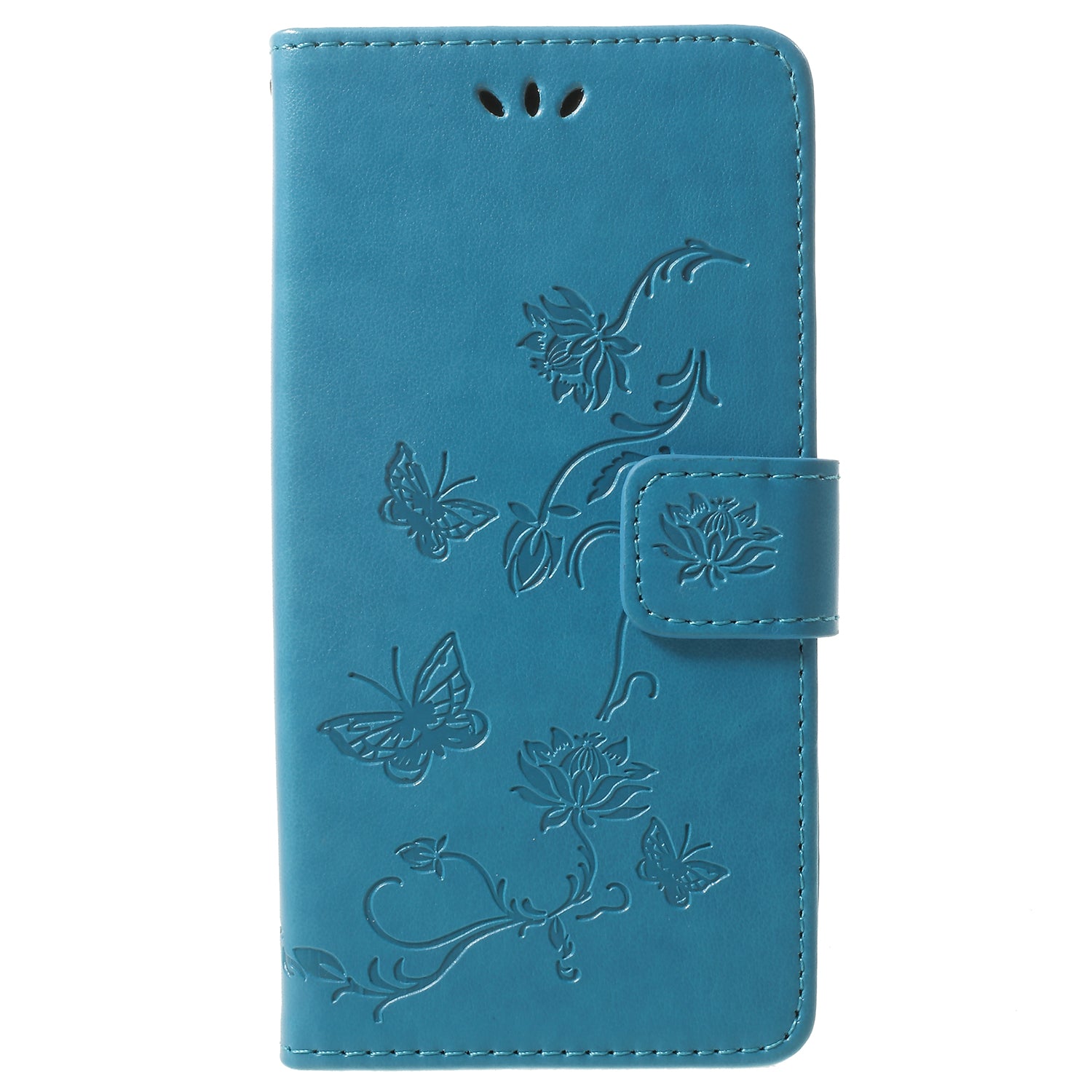 Imprint Butterfly Flowers Magnetic Wallet Leather Stand Cover for Samsung Galaxy S9 G960