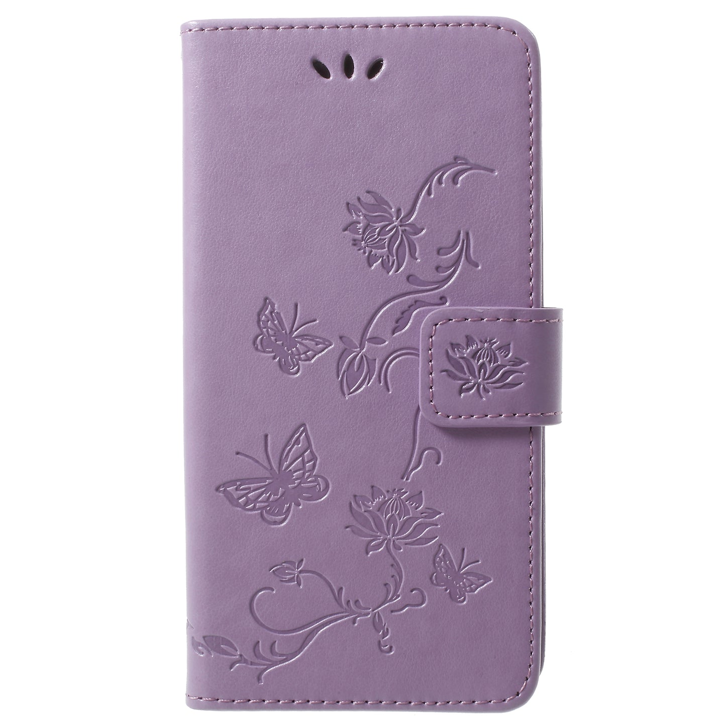 Imprint Butterfly Flowers Magnetic Wallet Leather Stand Cover for Samsung Galaxy S9 G960