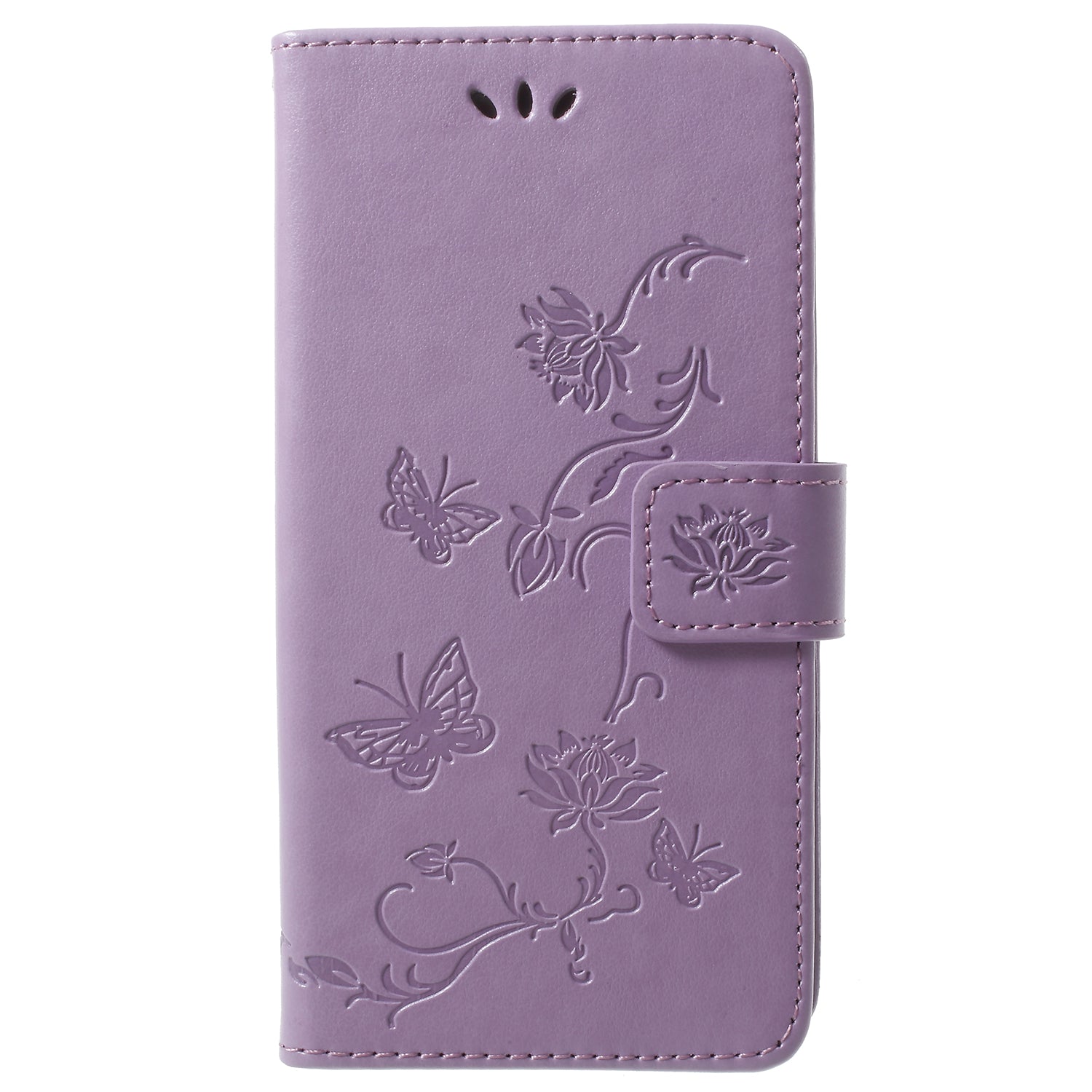 Imprint Butterfly Flowers Magnetic Wallet Leather Stand Cover for Samsung Galaxy S9 G960