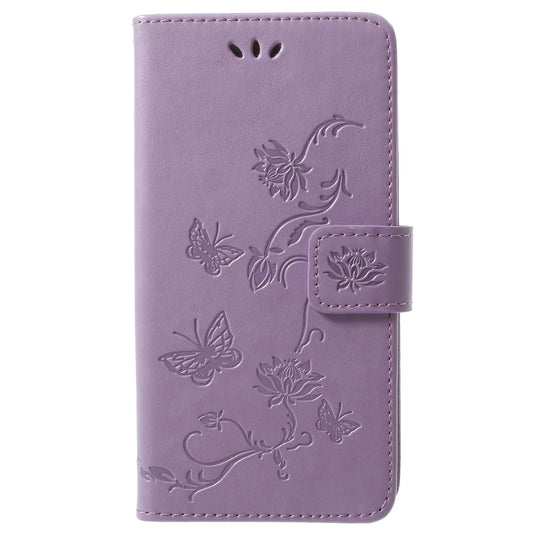 Imprint Butterfly Flowers Magnetic Wallet Leather Stand Cover for Samsung Galaxy S9 G960