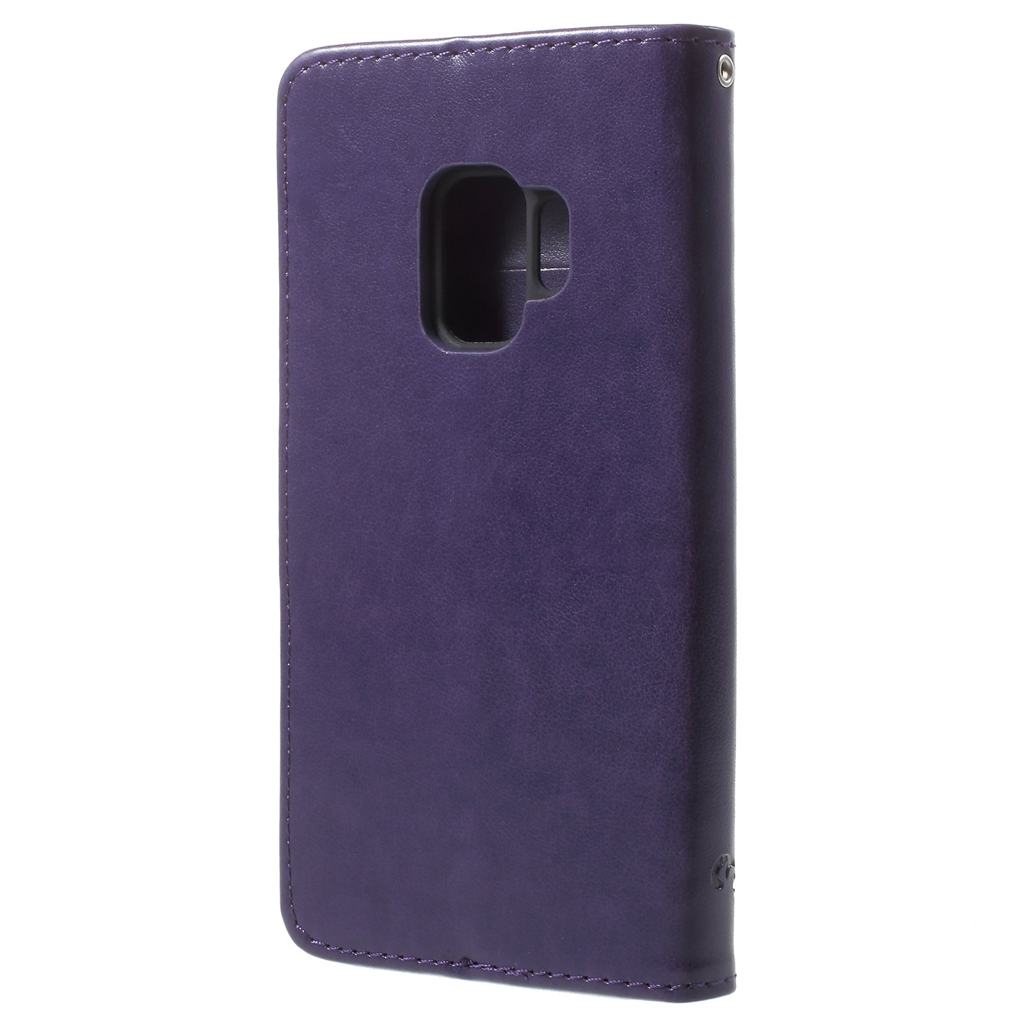 Imprint Butterfly Flowers Magnetic Wallet Leather Stand Cover for Samsung Galaxy S9 G960