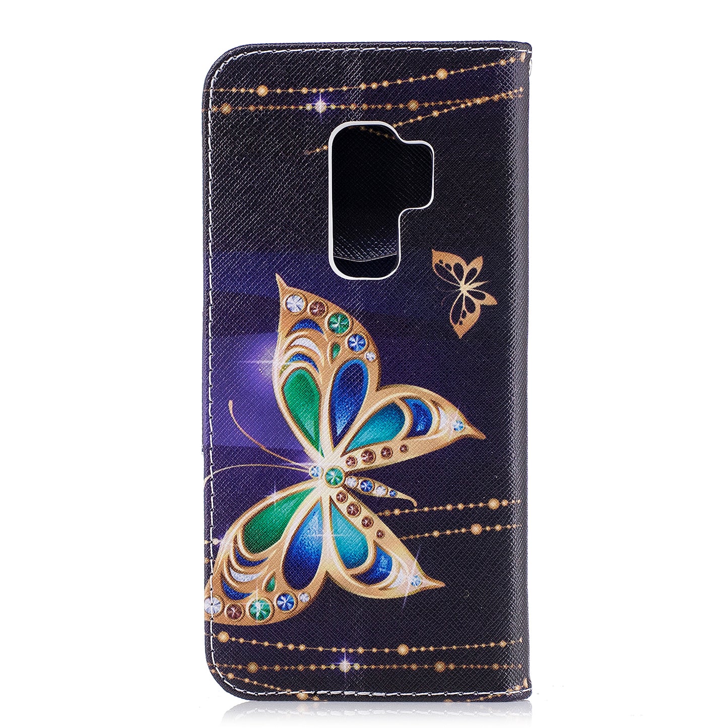 For Samsung Galaxy S9+ Pattern Printing Flip Leather Wallet Case Protector