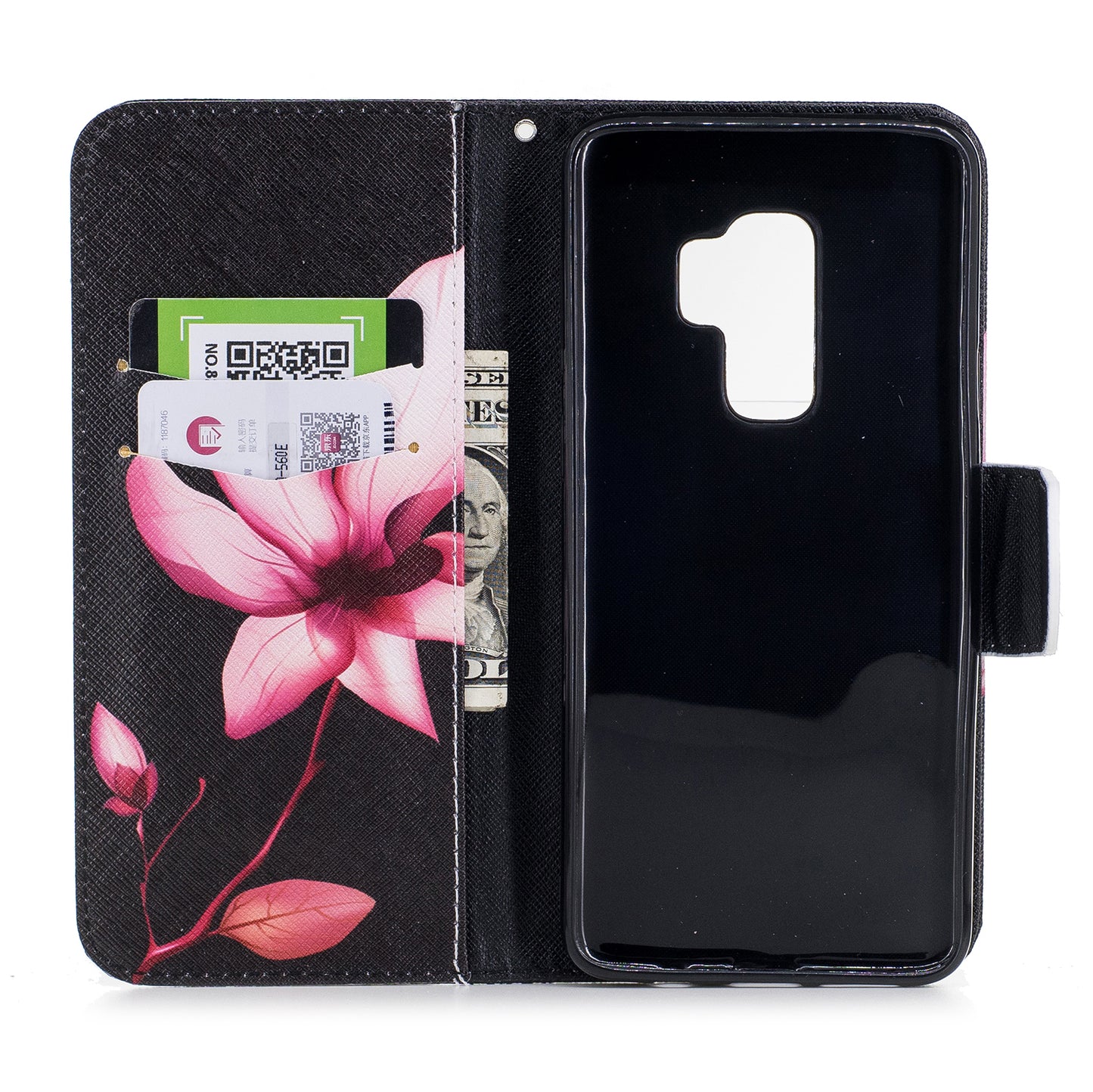 For Samsung Galaxy S9+ Pattern Printing Flip Leather Wallet Case Protector