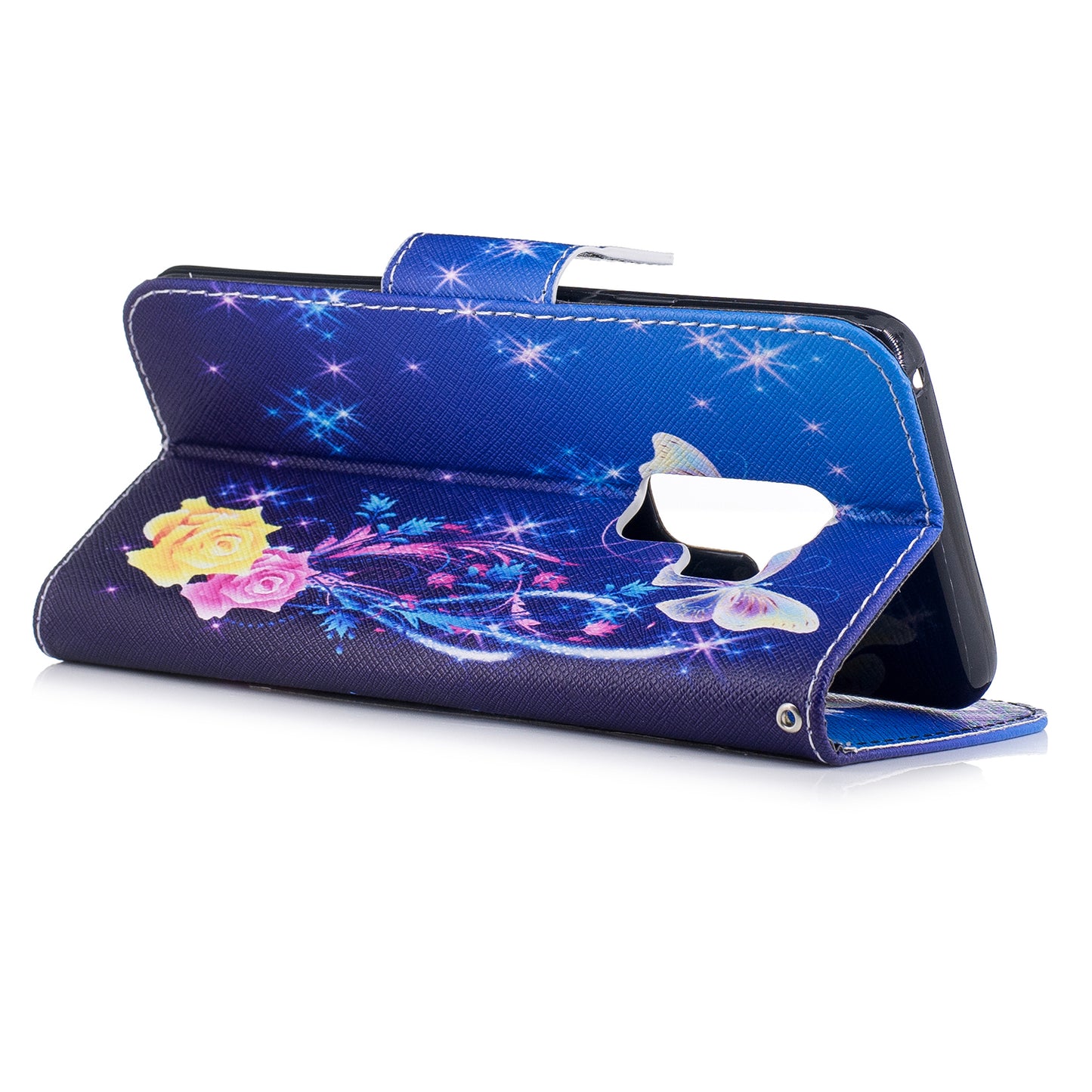 For Samsung Galaxy S9+ Pattern Printing Flip Leather Wallet Case Protector