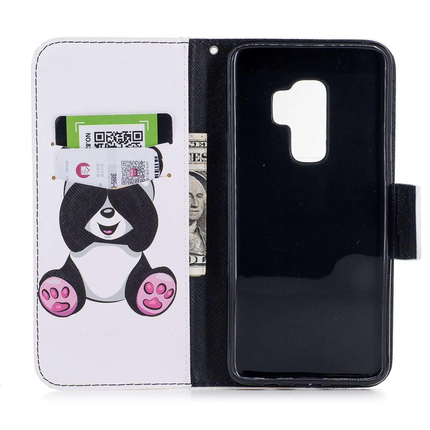 For Samsung Galaxy S9+ Pattern Printing Flip Leather Wallet Case Protector