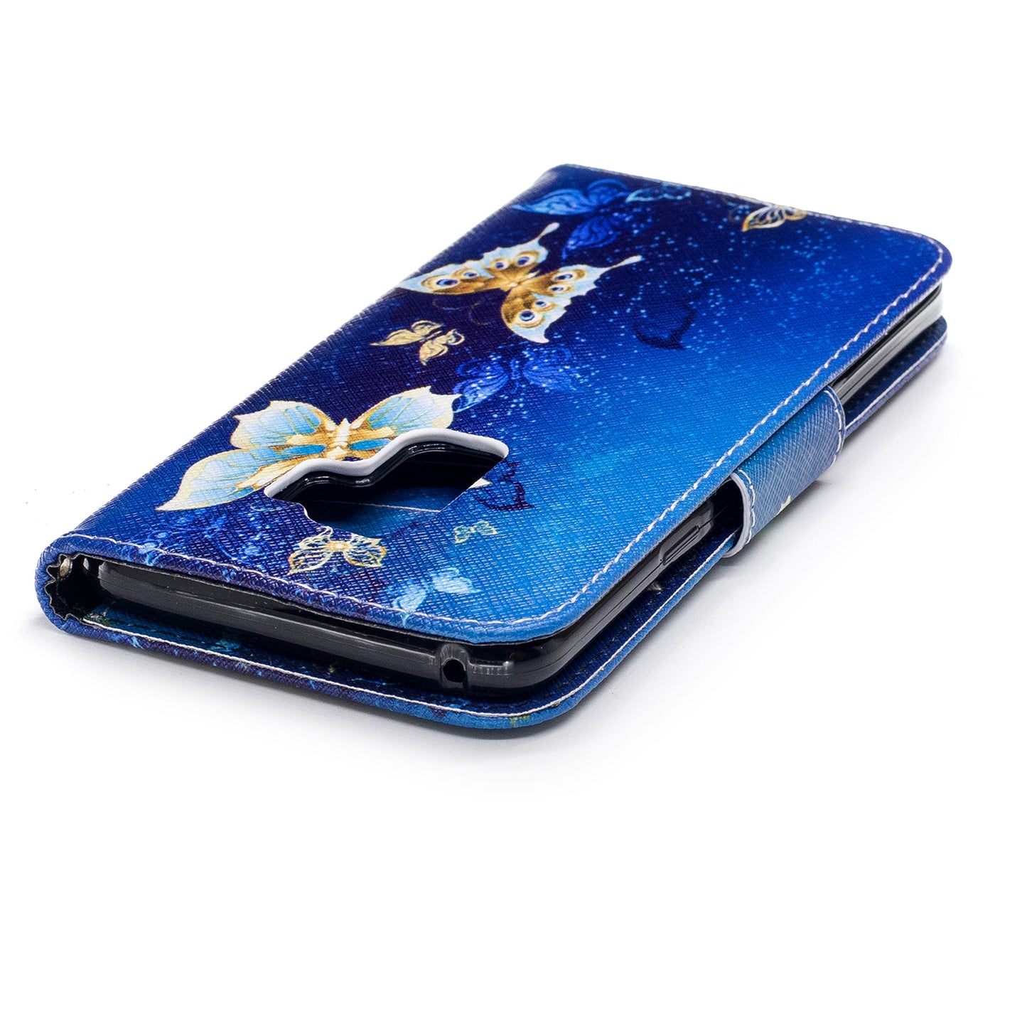 For Samsung Galaxy S9+ Pattern Printing Flip Leather Wallet Case Protector