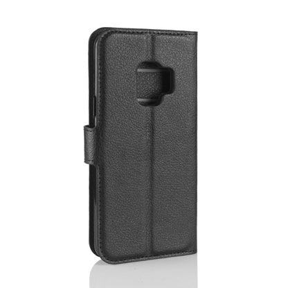 For Samsung Galaxy S9 G960 Litchi Skin PU Leather Wallet Stand Mobile Phone Cover