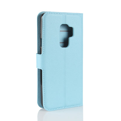 Litchi Skin Magnetic Leather Stand Cover for Samsung Galaxy S9+ G965 Wallet Design Phone Case