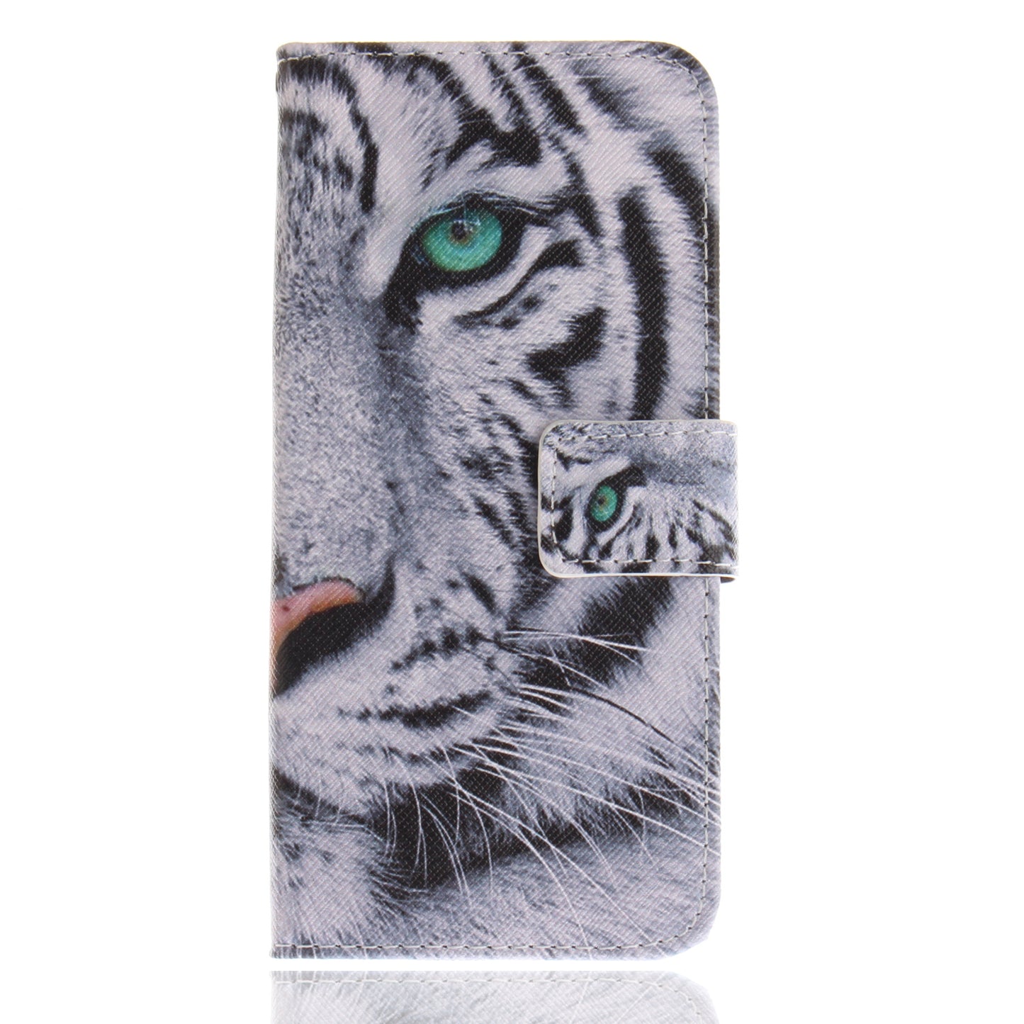 Patterned PU Leather Wallet Stand Protective Mobile Phone Shell for Samsung Galaxy S9 G960