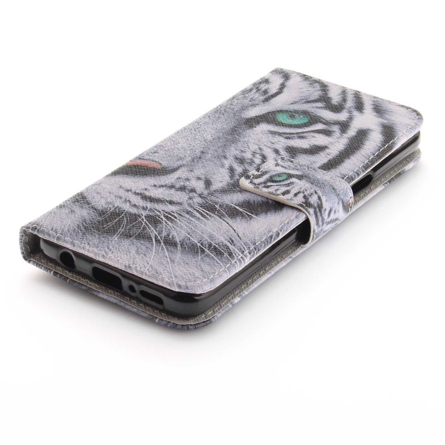 Patterned PU Leather Wallet Stand Protective Mobile Phone Shell for Samsung Galaxy S9 G960