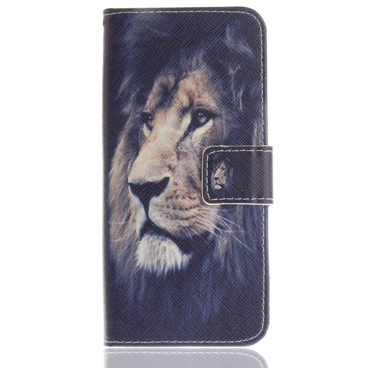 Patterned PU Leather Wallet Stand Protective Mobile Phone Shell for Samsung Galaxy S9 G960