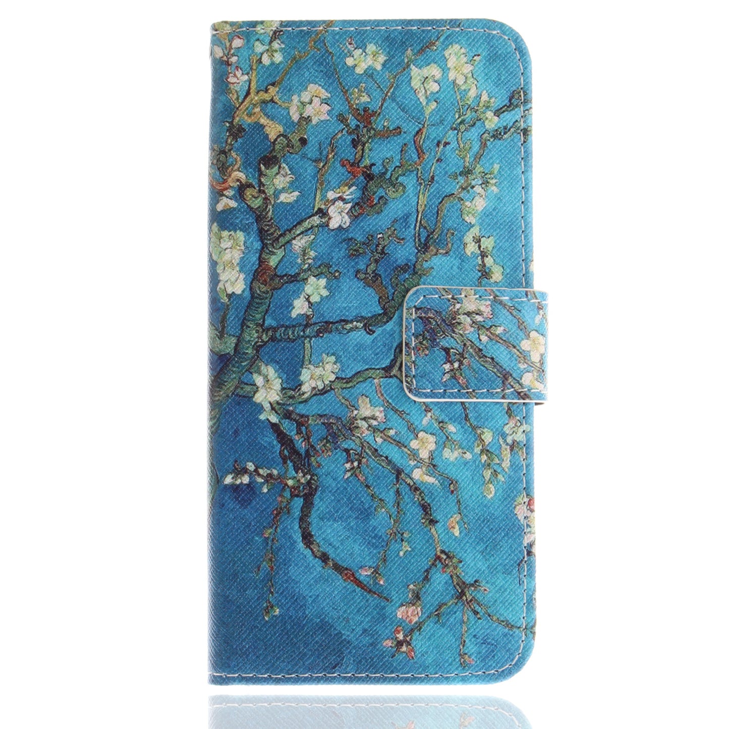 Patterned PU Leather Wallet Stand Protective Mobile Phone Shell for Samsung Galaxy S9 G960
