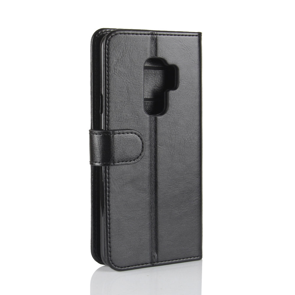 Crazy Horse Leather Wallet Case for Samsung Galaxy S9+ G965