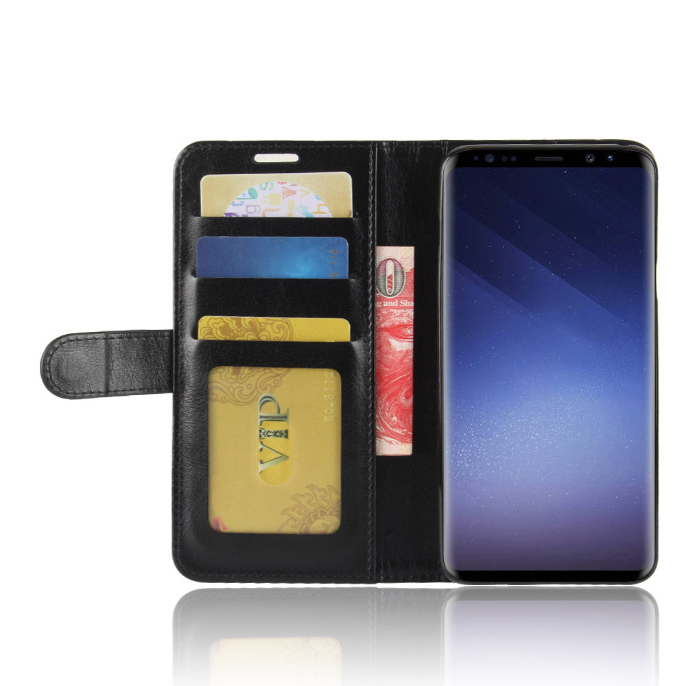 Crazy Horse Leather Wallet Case for Samsung Galaxy S9+ G965