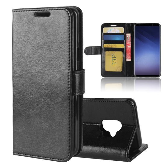 Crazy Horse Wallet Leather Stand Case for Samsung Galaxy S9 G960