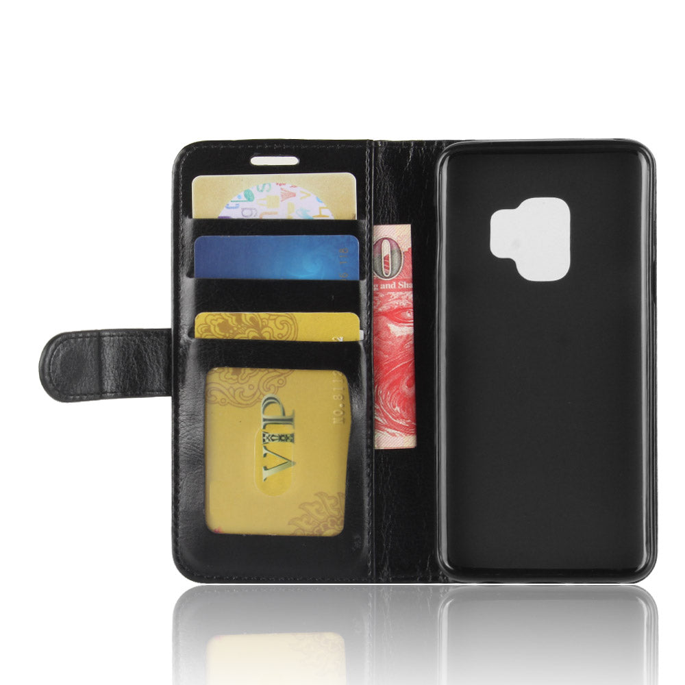 Crazy Horse Wallet Leather Stand Case for Samsung Galaxy S9 G960