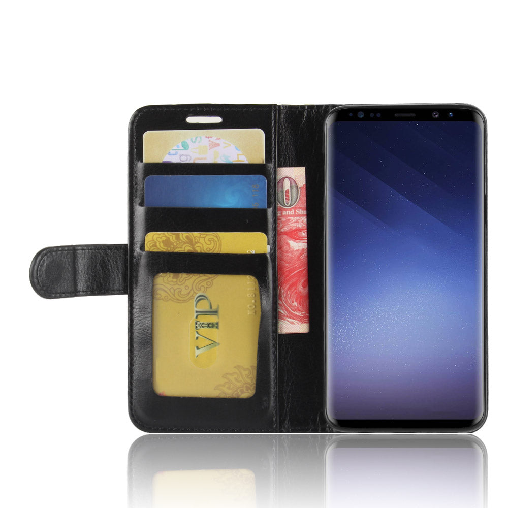 Crazy Horse Wallet Leather Stand Case for Samsung Galaxy S9 G960