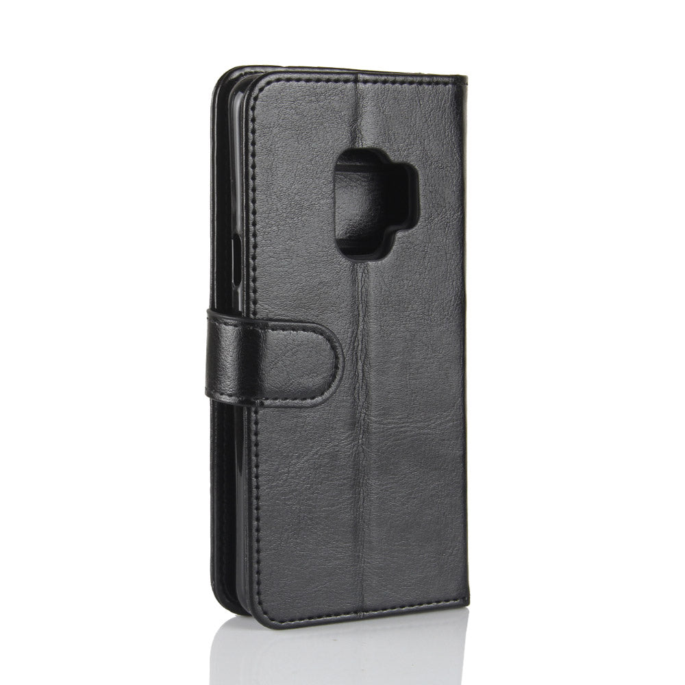 Crazy Horse Wallet Leather Stand Case for Samsung Galaxy S9 G960