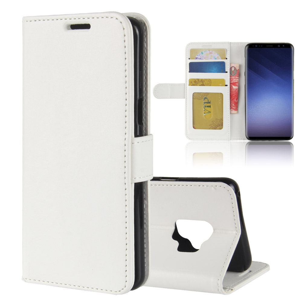 Crazy Horse Wallet Leather Stand Case for Samsung Galaxy S9 G960