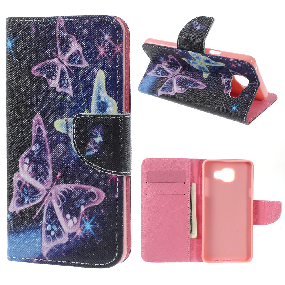 Wallet Leather Stand Case for Samsung Galaxy A5 SM-A510F (2016)