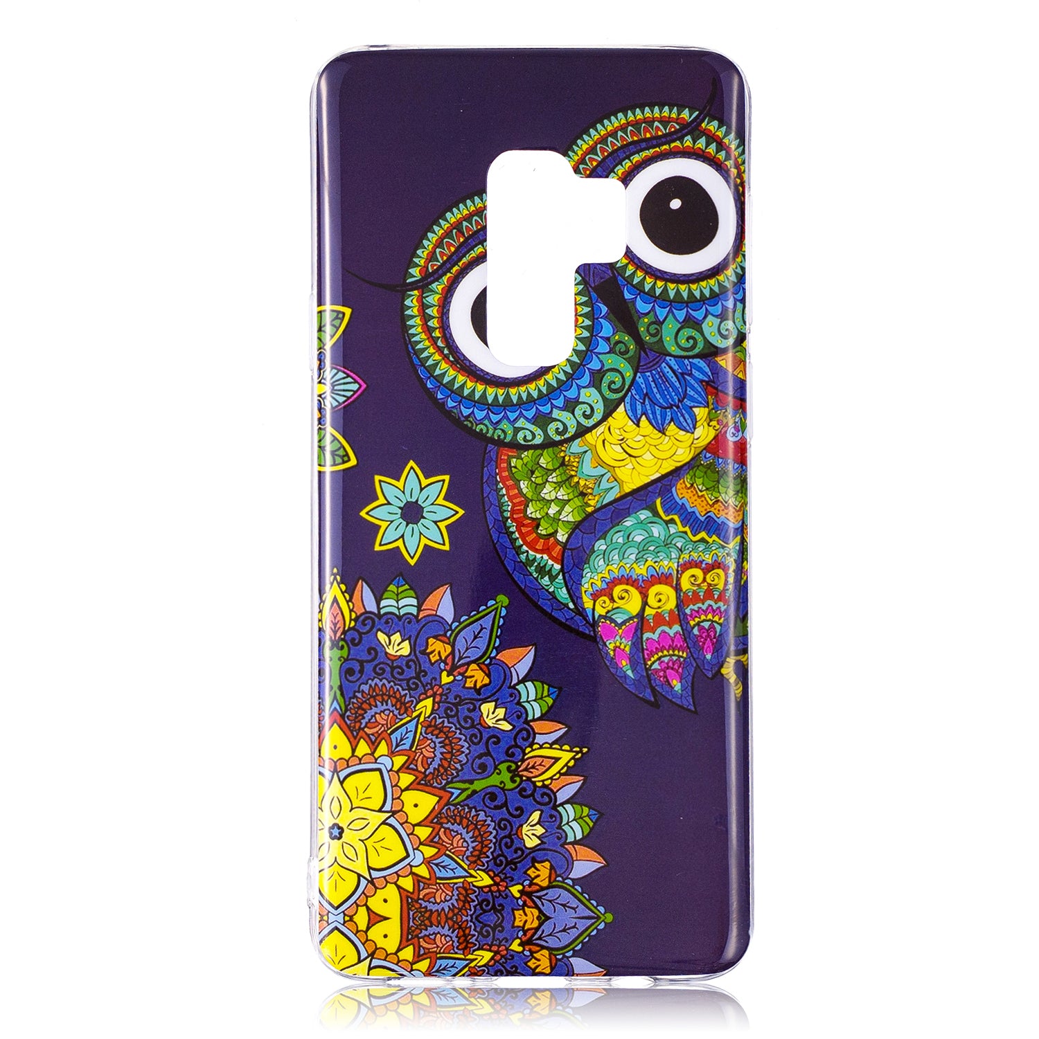 Patterned Noctilucent IMD Soft TPU Flexible Gel Cover for Samsung Galaxy S9+ G965