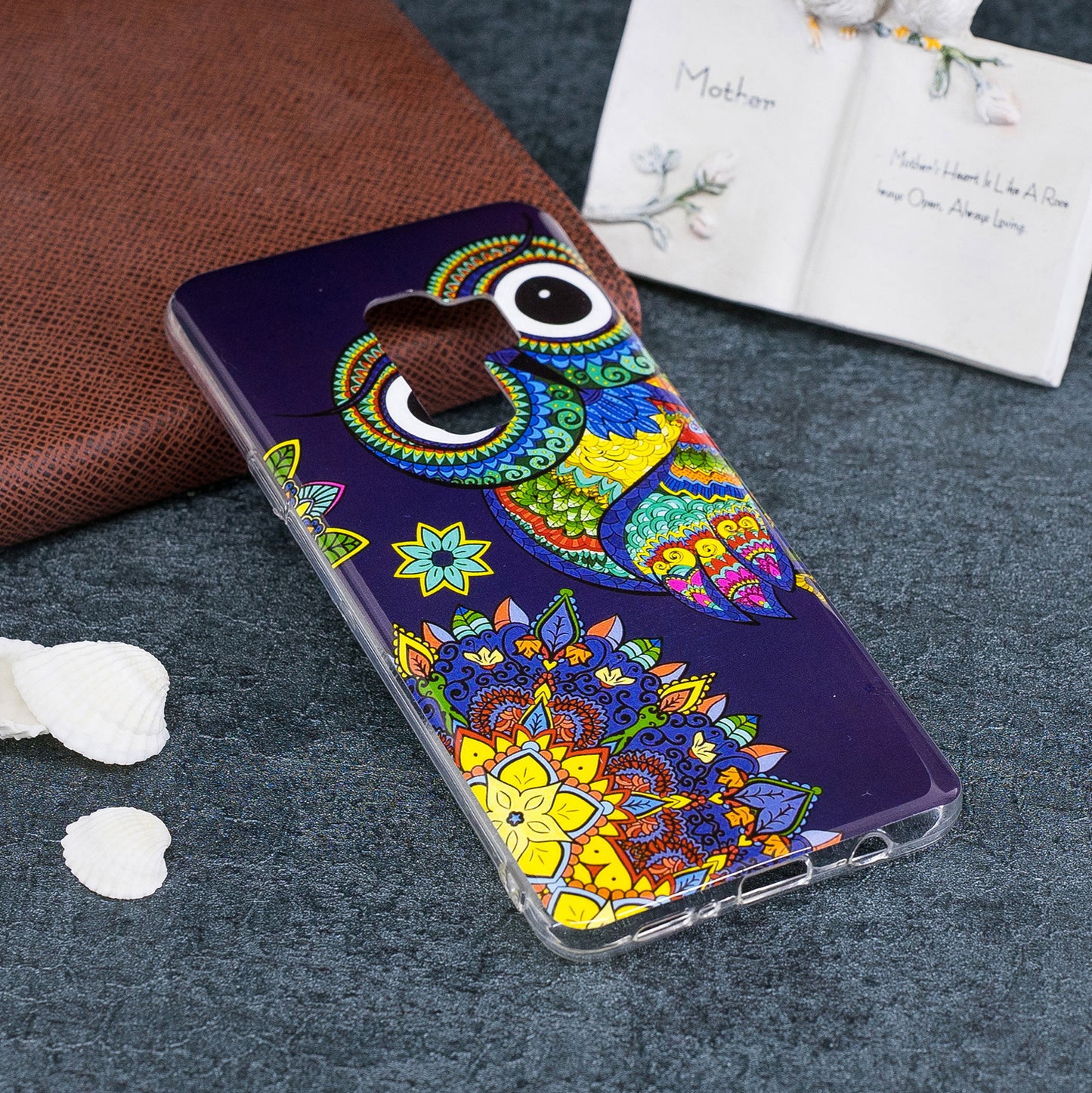Patterned Noctilucent IMD Soft TPU Flexible Gel Cover for Samsung Galaxy S9+ G965