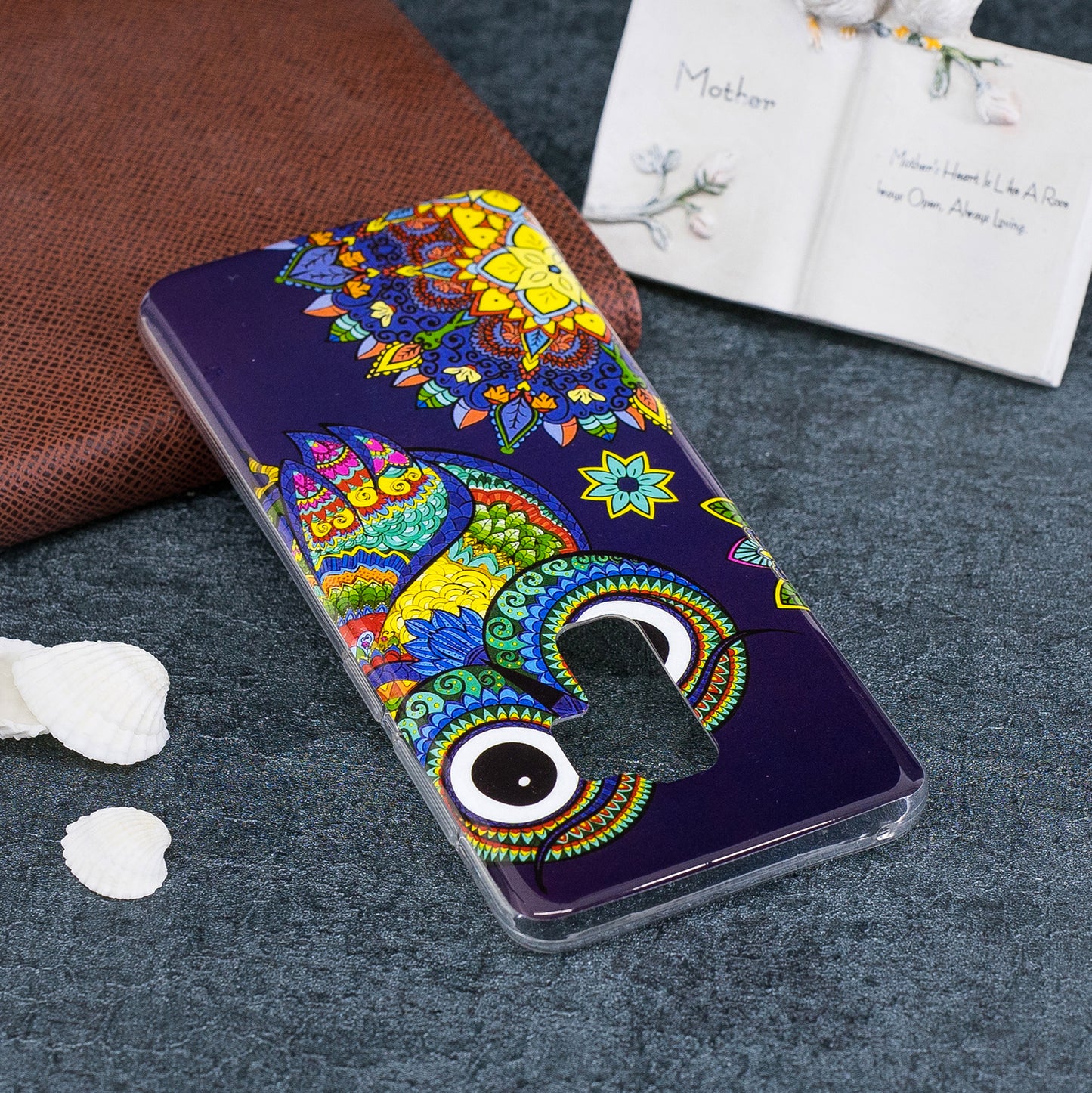Patterned Noctilucent IMD Soft TPU Flexible Gel Cover for Samsung Galaxy S9+ G965
