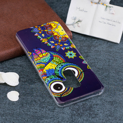 Patterned Noctilucent IMD Soft TPU Flexible Gel Cover for Samsung Galaxy S9+ G965