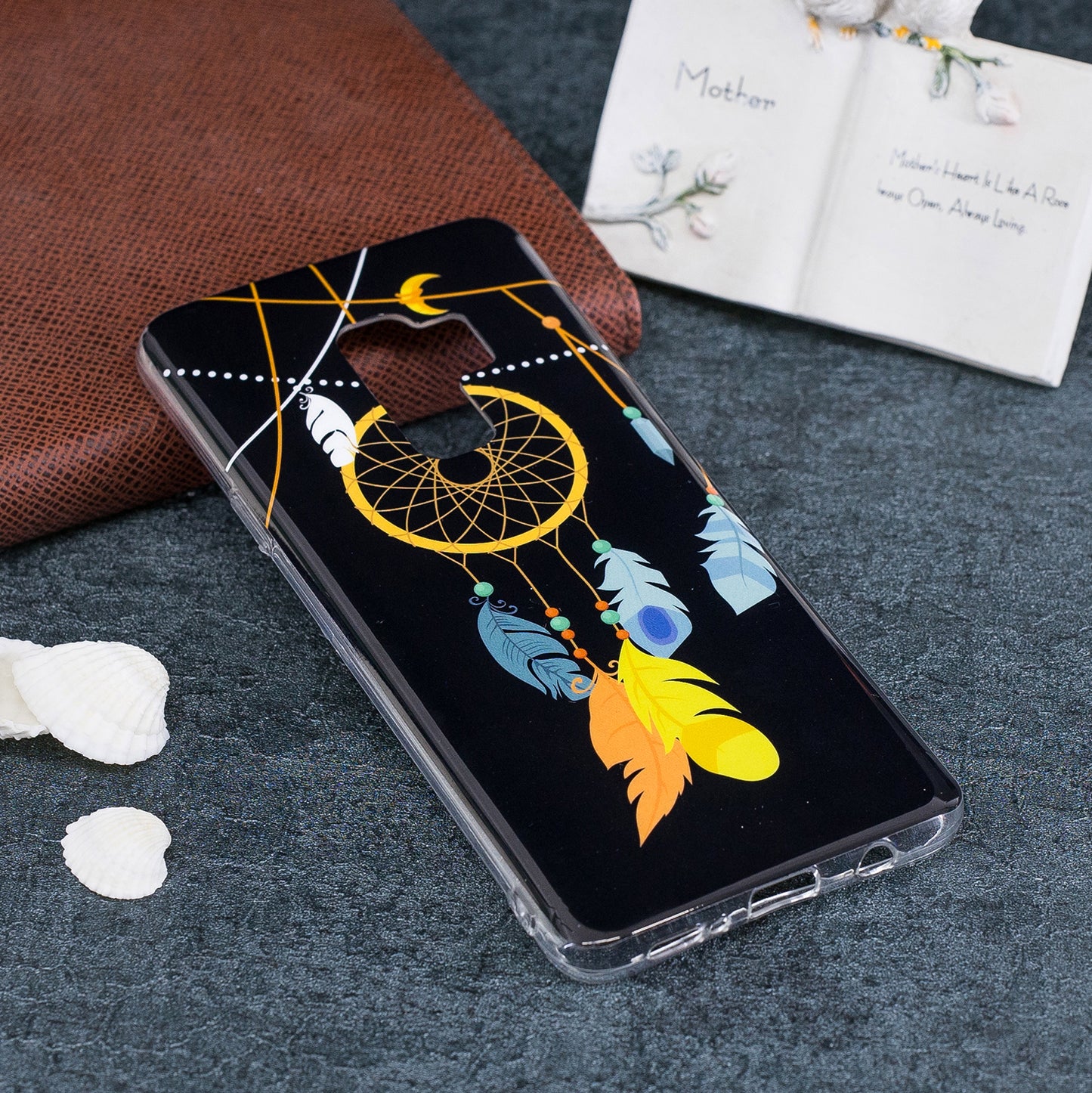Patterned Noctilucent IMD Soft TPU Flexible Gel Cover for Samsung Galaxy S9+ G965