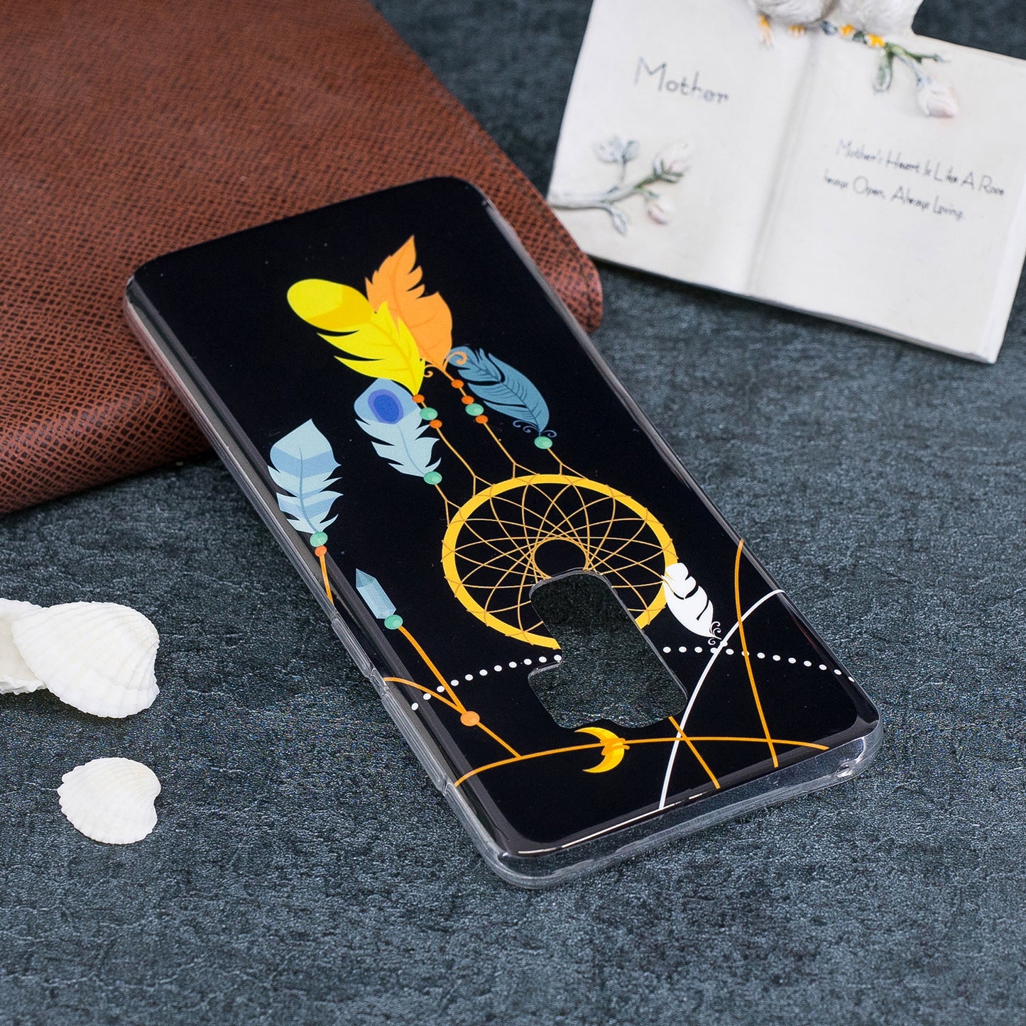 Patterned Noctilucent IMD Soft TPU Flexible Gel Cover for Samsung Galaxy S9+ G965